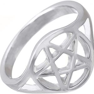 Wicca Pentacle Ring
