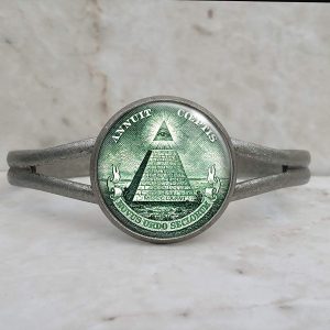 Pyramid Eye Illuminati Bracelet