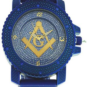 Blue Masonic Watch