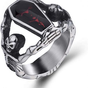 Diamond Coffin Ring