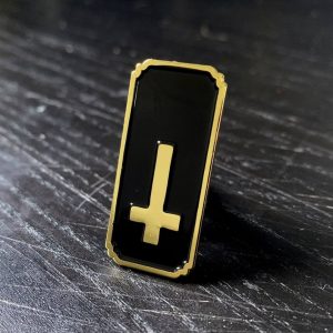 Inverted Gold Cross
