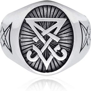 Lucifer Symbol Ring