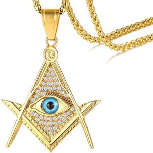 Masonic Eye Necklace