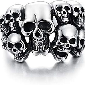 Skull Head Ring