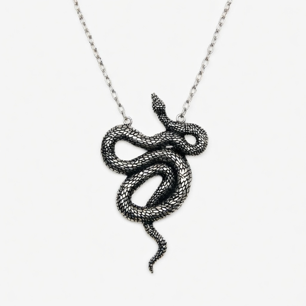 Satanic Snake Necklace