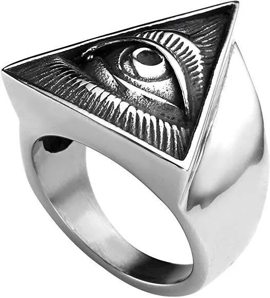 Triangle Eye Ring