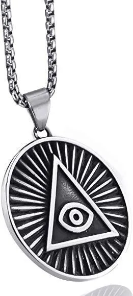 Triangle Eye Necklace