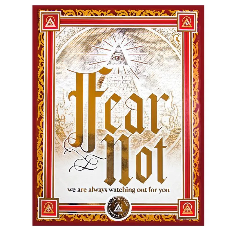 FEAR NOT  ILLUMINATED MANUSCRIPT