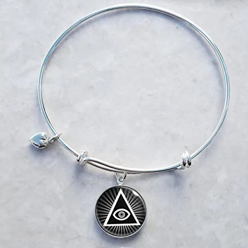 Illuminati Silver Bracelet
