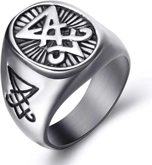 Stainless Steel Wicca Ring