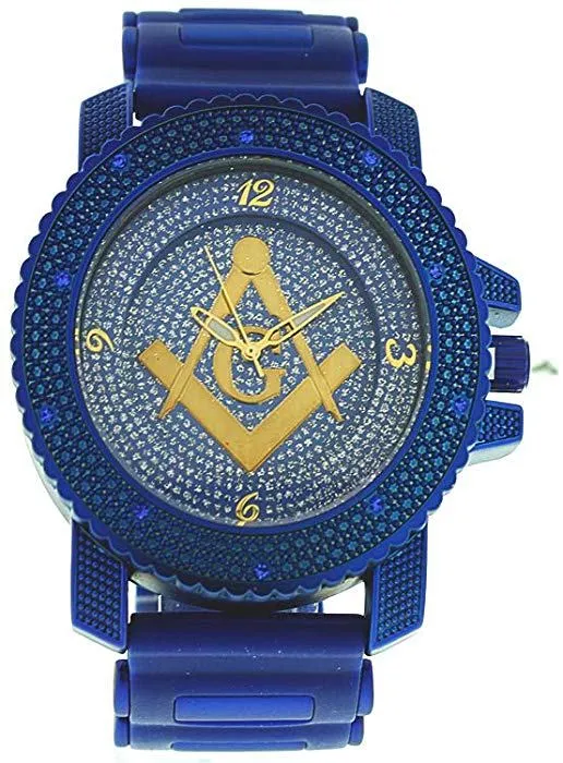 Blue Masonic Watch