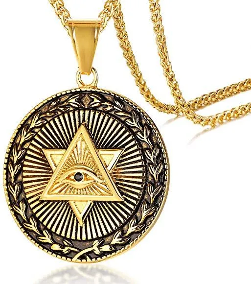 Providence Eye Masonic Necklace