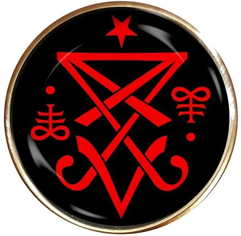 Lucifer Symbol Pin