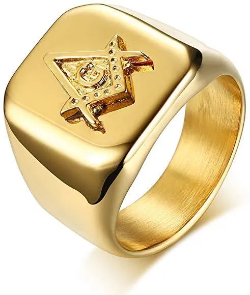 Masonic Gold Ring