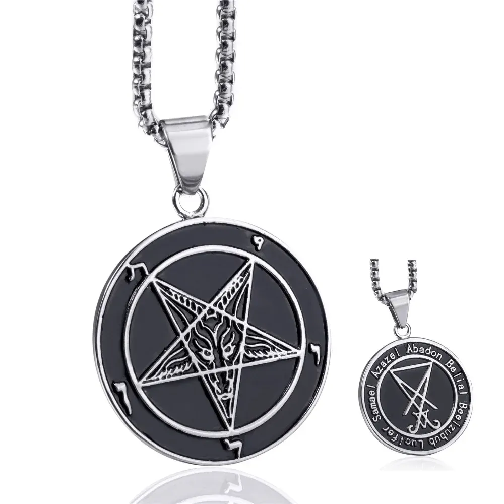 Satanic Pendant Necklace Symbol