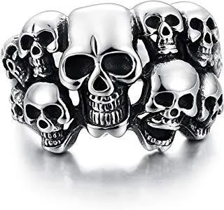 Skull Head Ring