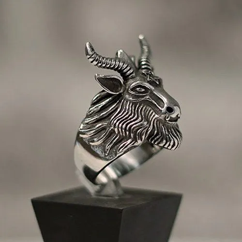 Baphomet Occult Ring